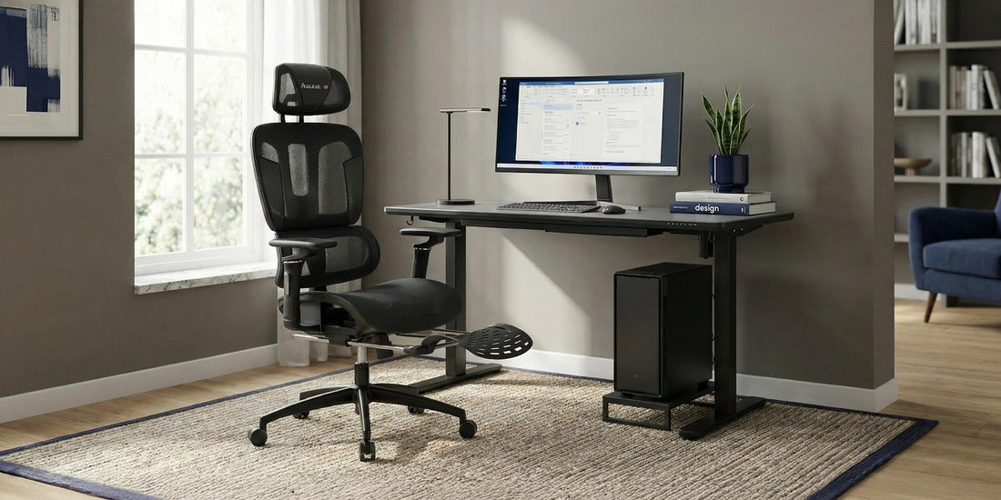 Fotel ergonomiczny z podnóżkiem czy bez? Podpowiadamy, co wybrać dla zdrowia i wygody