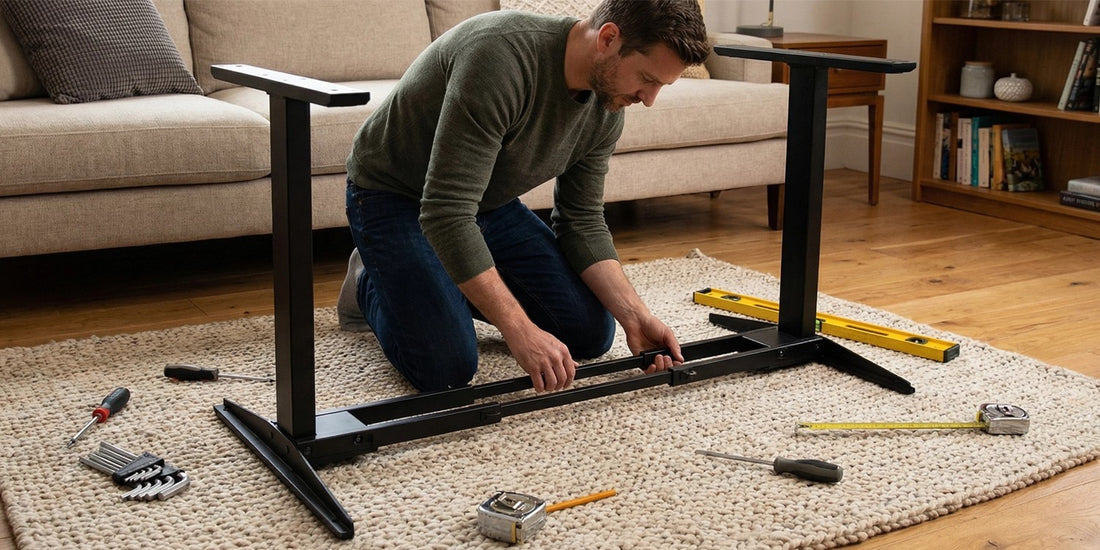 Jak zamontować stelaż elektryczny do biurka krok po kroku?