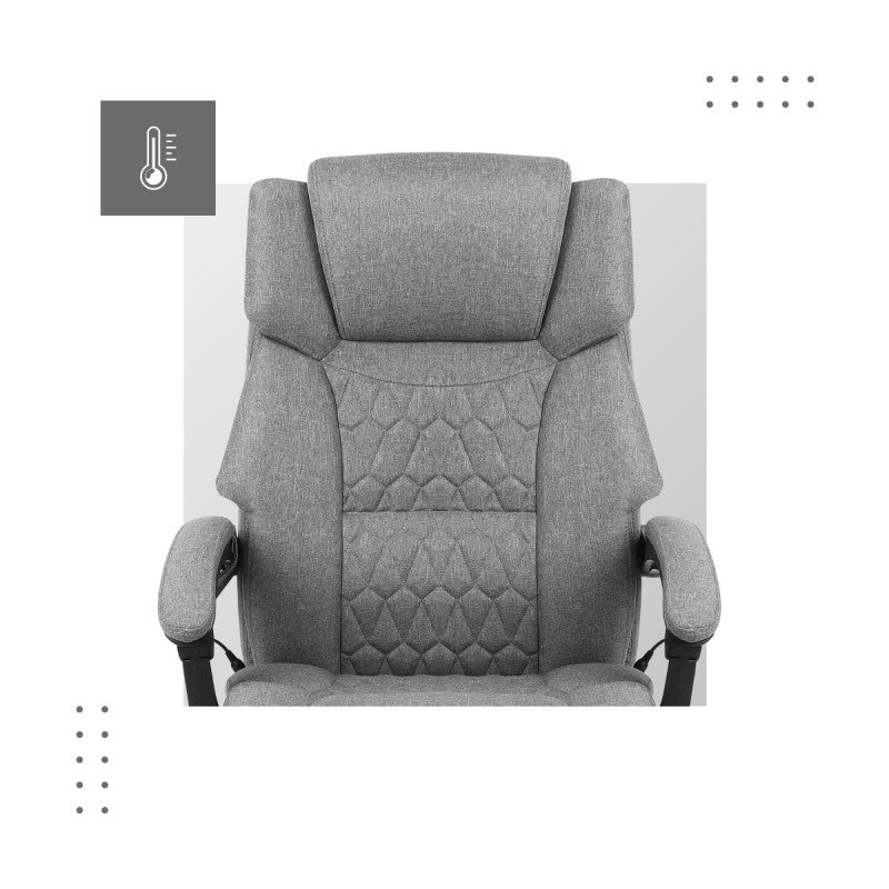 OUTLET Fotel biurowy z masazem Mark Adler Boss 6.0 Grey