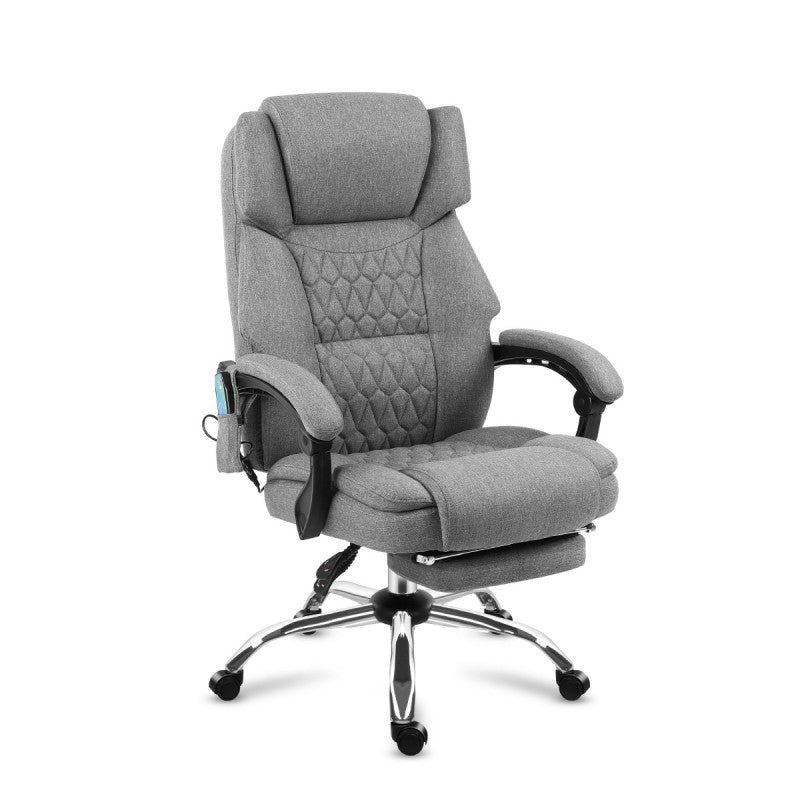 OUTLET Fotel biurowy z masazem Mark Adler Boss 6.0 Grey