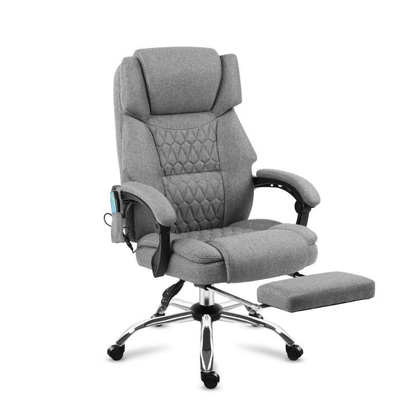 OUTLET Fotel biurowy z masazem Mark Adler Boss 6.0 Grey