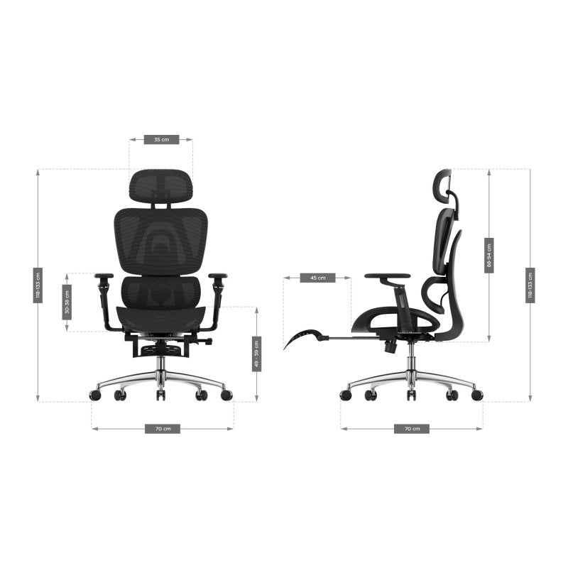 OUTLET Fotel ergonomiczny Mark Adler Expert 7.9 Black