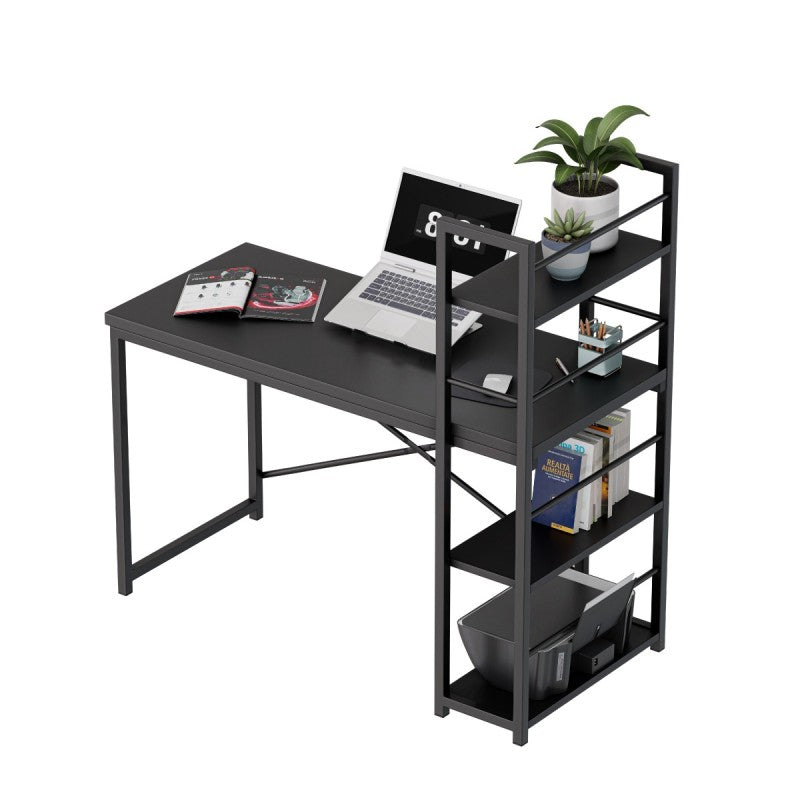 OUTLET Biurko z regalem Mark Adler Leader 4.0 Black