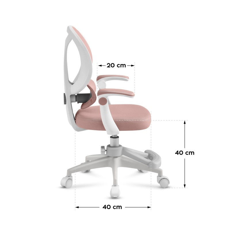 OUTLET Fotel regulowany dla dziecka Mark Adler Junior 4.5 Pink