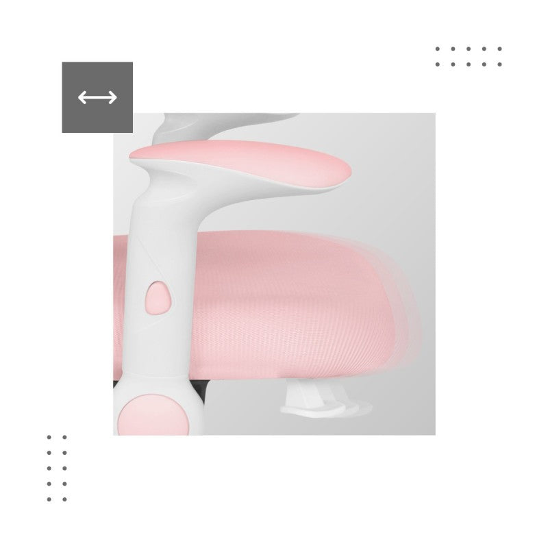 OUTLET Fotel regulowany dla dziecka Mark Adler Junior 5.0 Pink