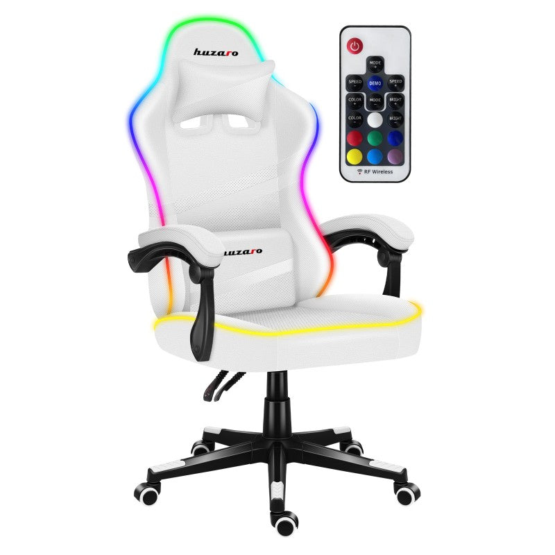 Fotel gamingowy HUZARO FORCE 4.4 RGB White