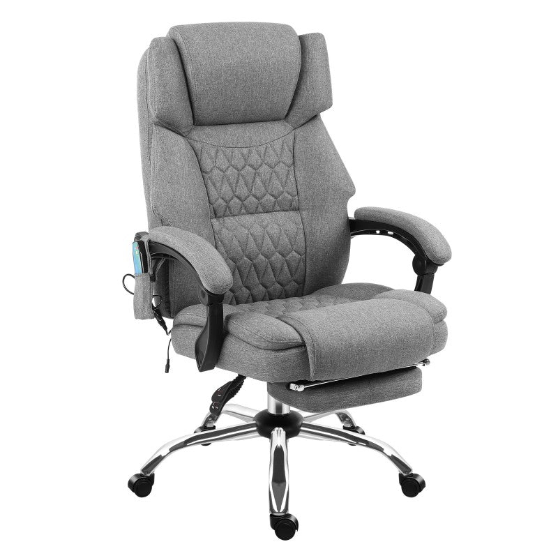 OUTLET Fotel biurowy z masazem Mark Adler Boss 6.0 Grey