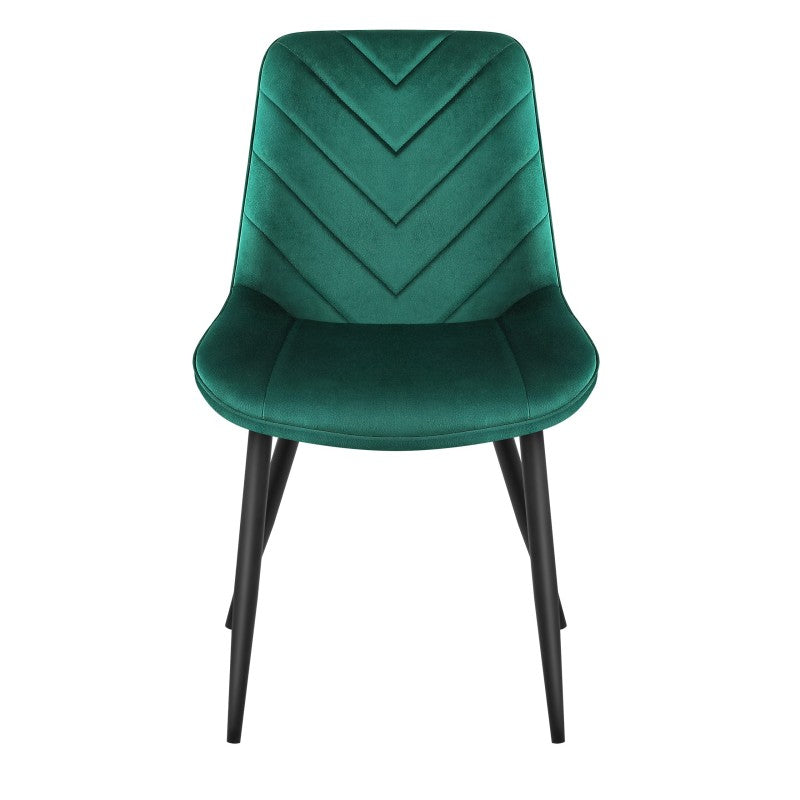 Krzesło welurowe Mark Adler Prince 3.0 zielone