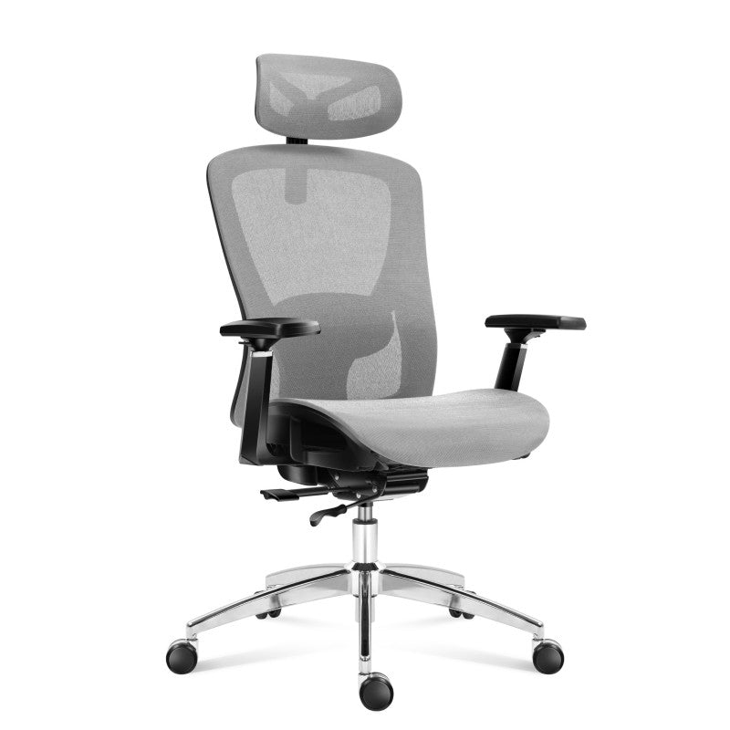OUTLET Fotel ergonomiczny Mark Adler Expert 5.3 Grey Mesh