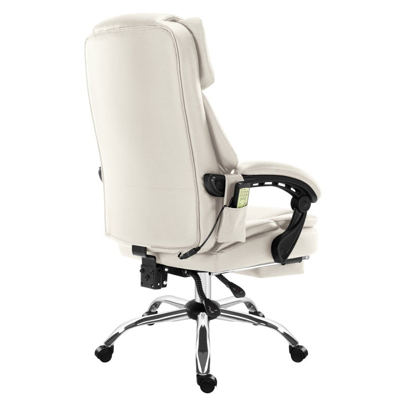 OUTLET Fotel biurowy z masażem Mark Adler Boss 6.0 Beige
