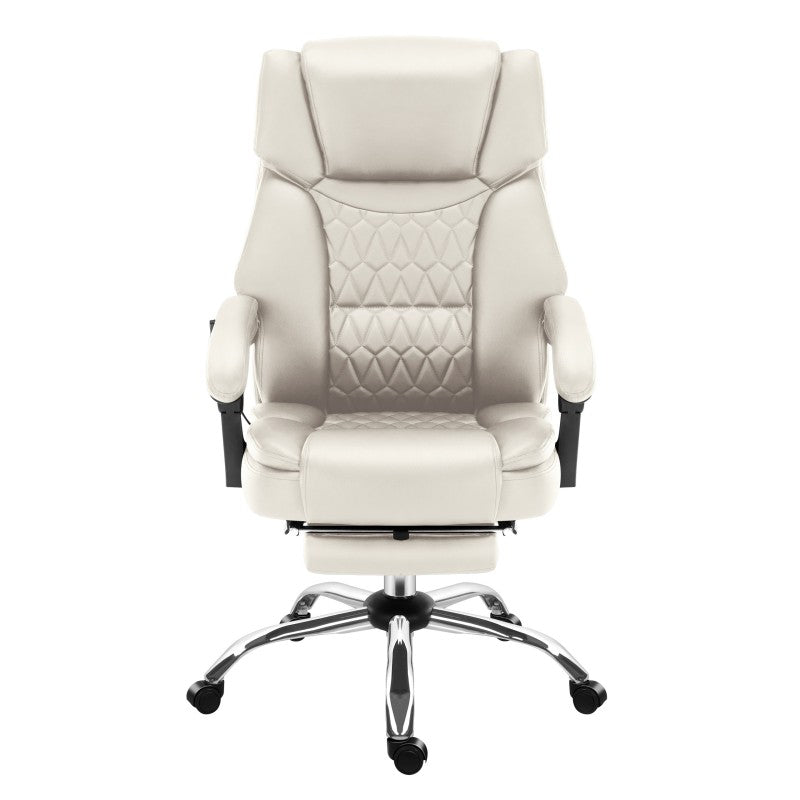 OUTLET Fotel biurowy z masażem Mark Adler Boss 6.0 Beige