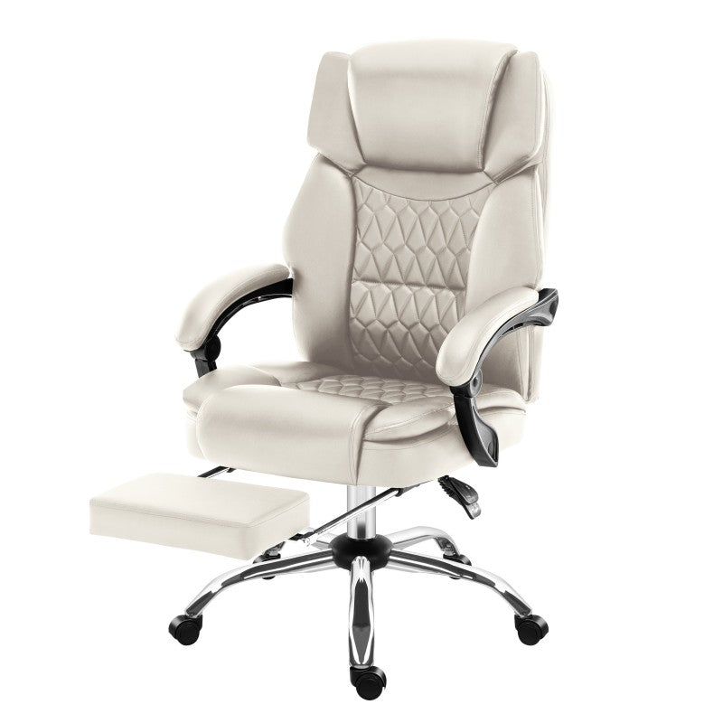 OUTLET Fotel biurowy z masażem Mark Adler Boss 6.0 Beige