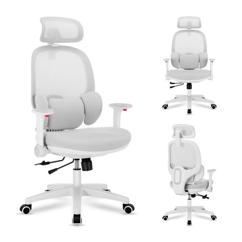 OUTLET Ergonomiczny fotel dla dzieci Mark Adler Junior 6.3 Grey