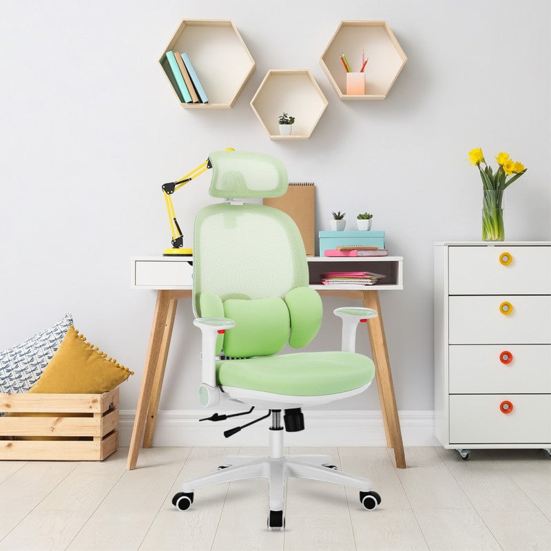 OUTLET Ergonomiczny fotel dla dzieci Mark Adler Junior 6.3 Green