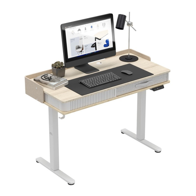 OUTLET Biurko elektryczne Mark Adler Leader 8.0 White 120 cm