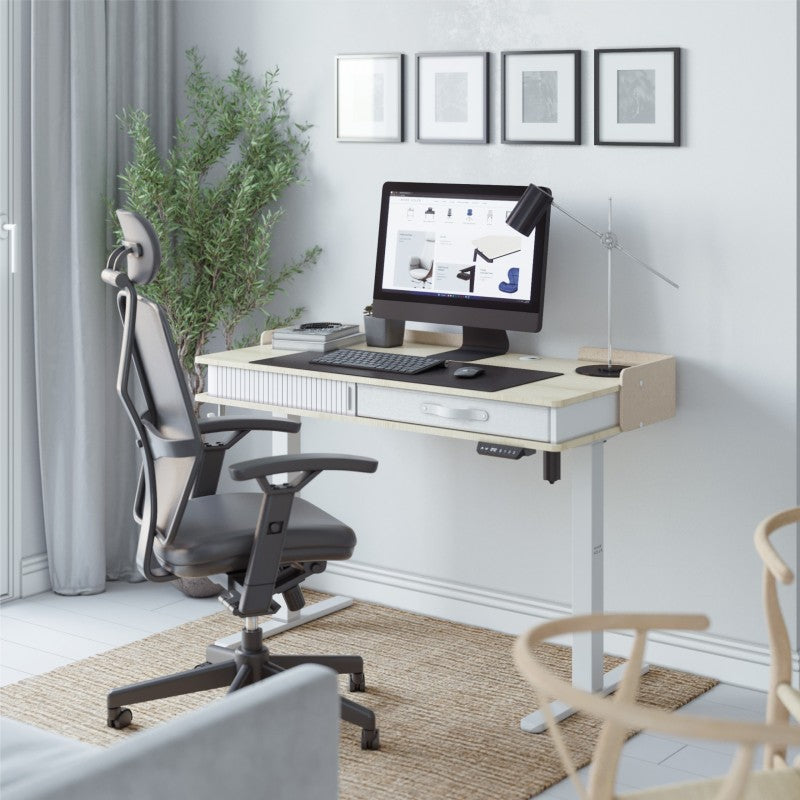 OUTLET Biurko elektryczne Mark Adler Leader 8.0 White 120 cm