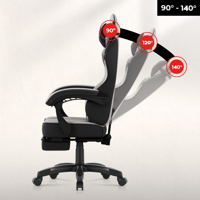 Fotel gamingowy Huzaro Force 3.7 Grey