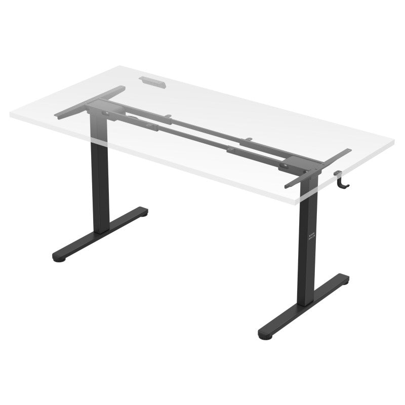 OUTLET Dwusilnikowy elektryczny stelaż biurka Mark Adler Xeno 4.5 Black
