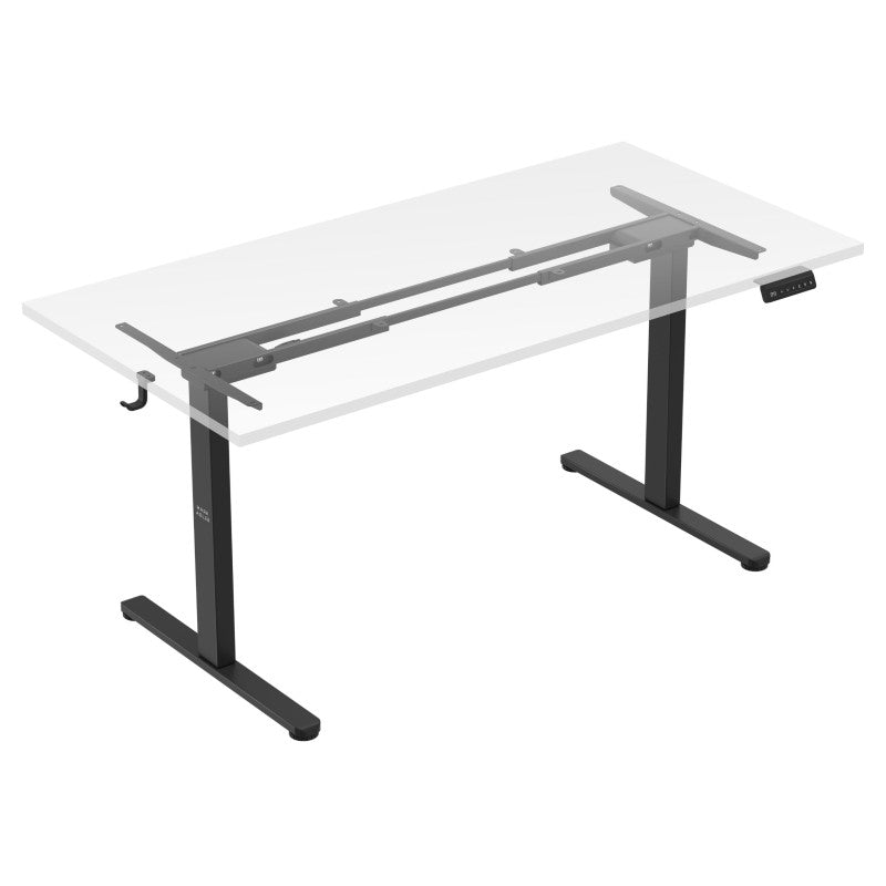 OUTLET Dwusilnikowy elektryczny stelaż biurka Mark Adler Xeno 4.5 Black