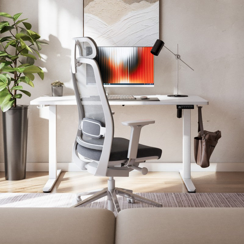 OUTLET Biurko elektryczne Mark Adler Leader 7.3 White 140 cm