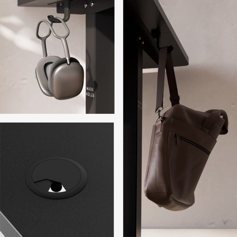 OUTLET Biurko elektryczne Mark Adler Leader 7.3 Black 140 cm