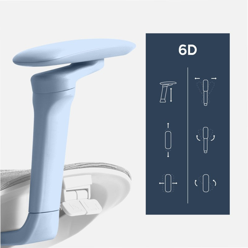 OUTLET Fotel biurowy z masażem Mark Adler Visioner 8.3 Grey
