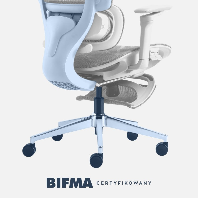OUTLET Fotel biurowy z masażem Mark Adler Visioner 8.3 Grey