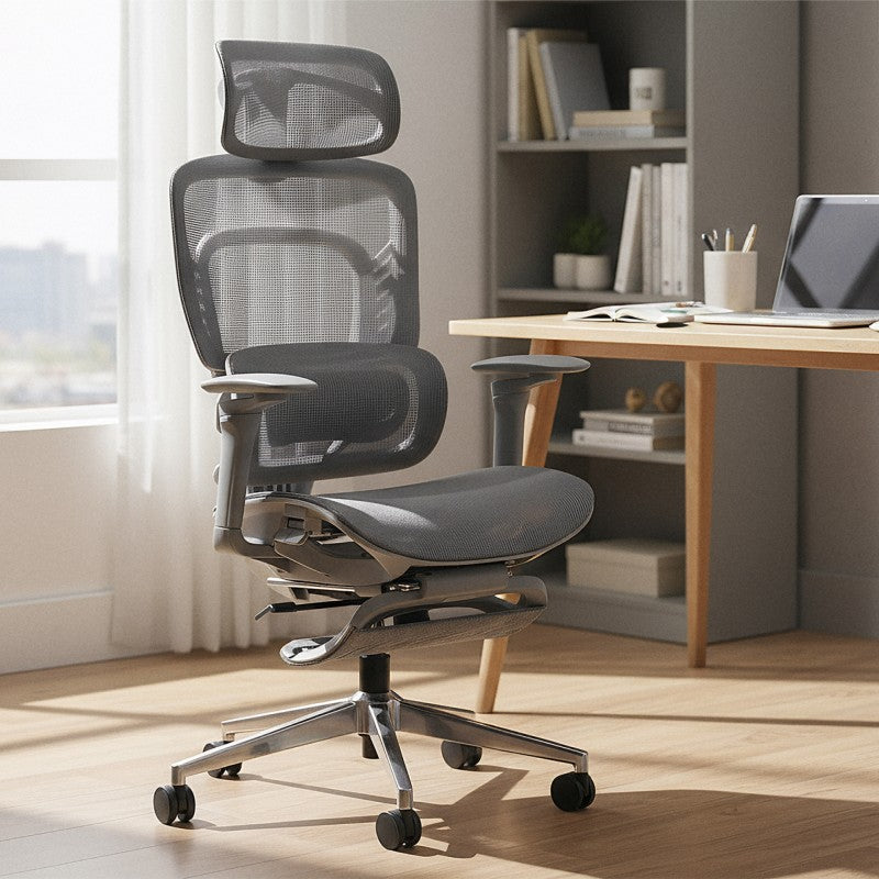 OUTLET Fotel biurowy z masażem Mark Adler Visioner 8.3 Grey