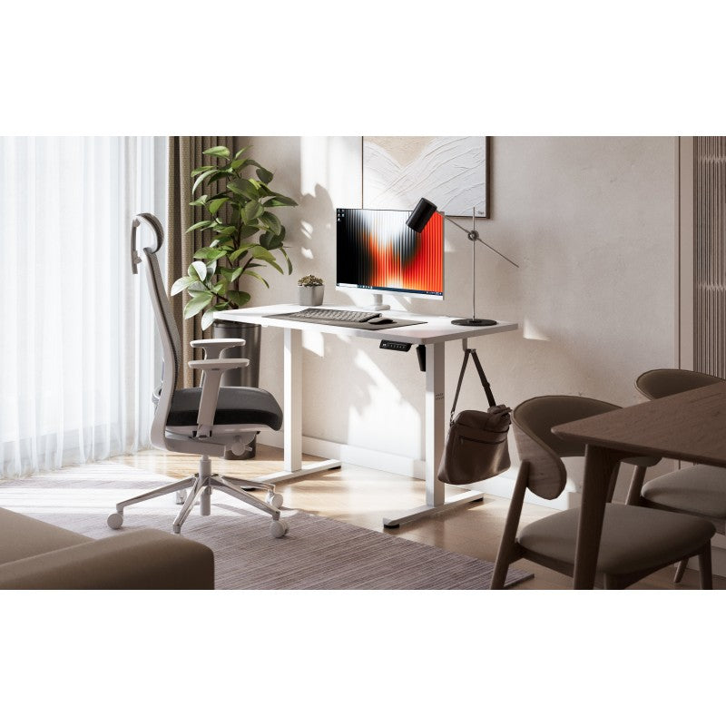OUTLET Biurko elektryczne regulowane Mark Adler Leader 6.9 White 120 cm