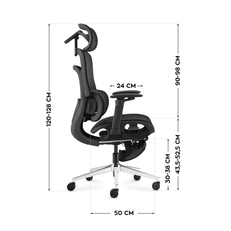 OUTLET Fotel biurowy z masażem Mark Adler Visioner 8.3 Black
