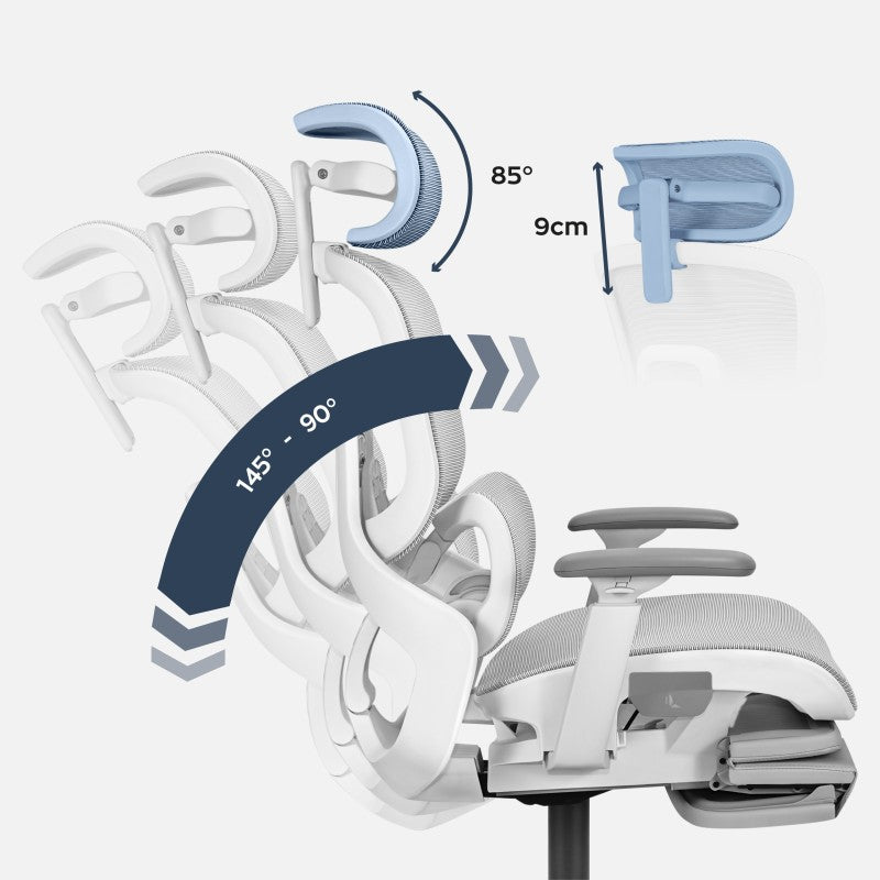 OUTLET Fotel ergonomiczny Mark Adler Expert 9.3 Grey
