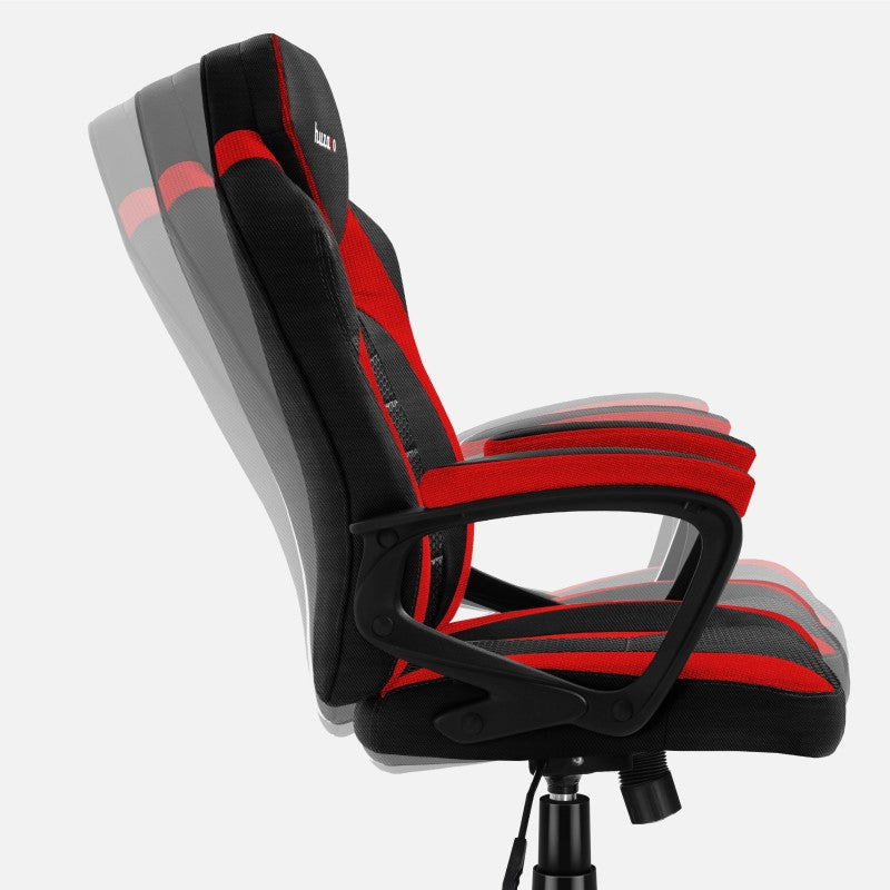 OUTLET Fotel Gamingowy HUZARO FORCE 2.5 Red Mesh
