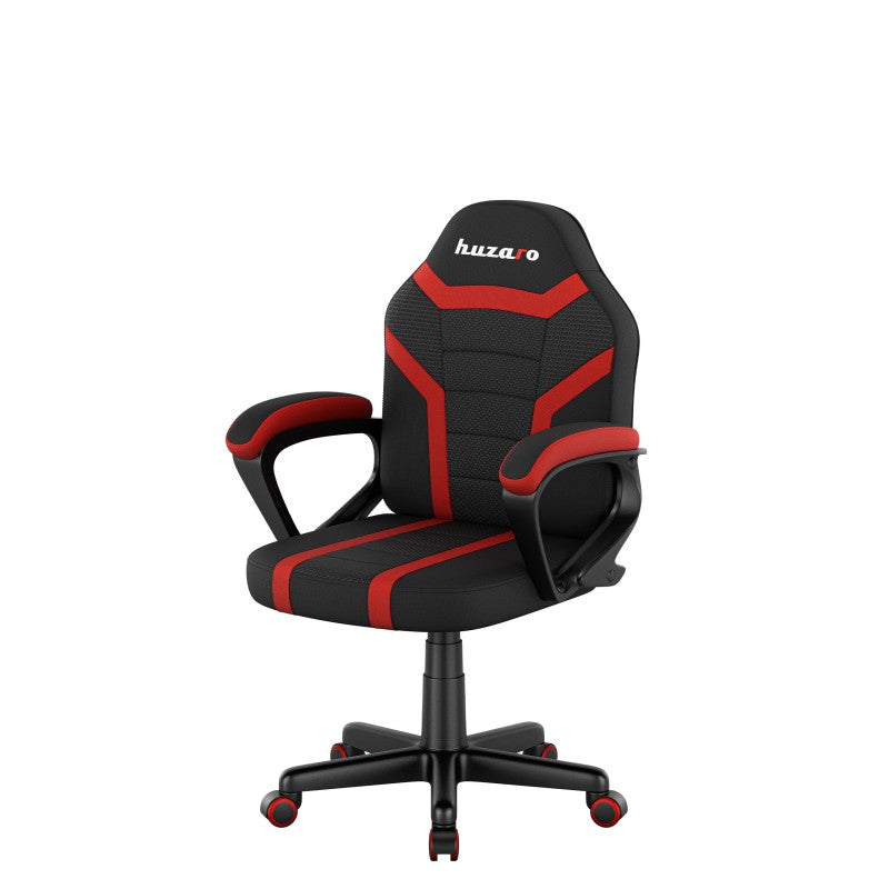 OUTLET Fotel gamingowy dla dziecka HUZARO RANGER 1.0 Red Mesh