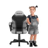 OUTLET Fotel gamingowy dla dziecka HUZARO RANGER 1.0 Grey Mesh
