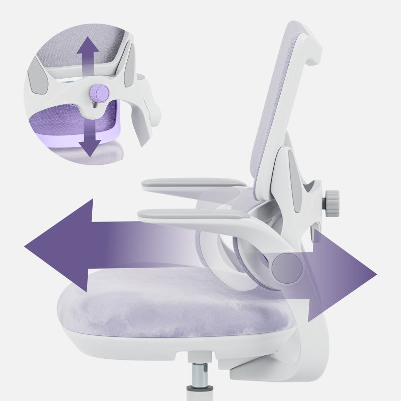 OUTLET Fotel do biurka dla dziecka Mark Adler Junior 5.7 Purple