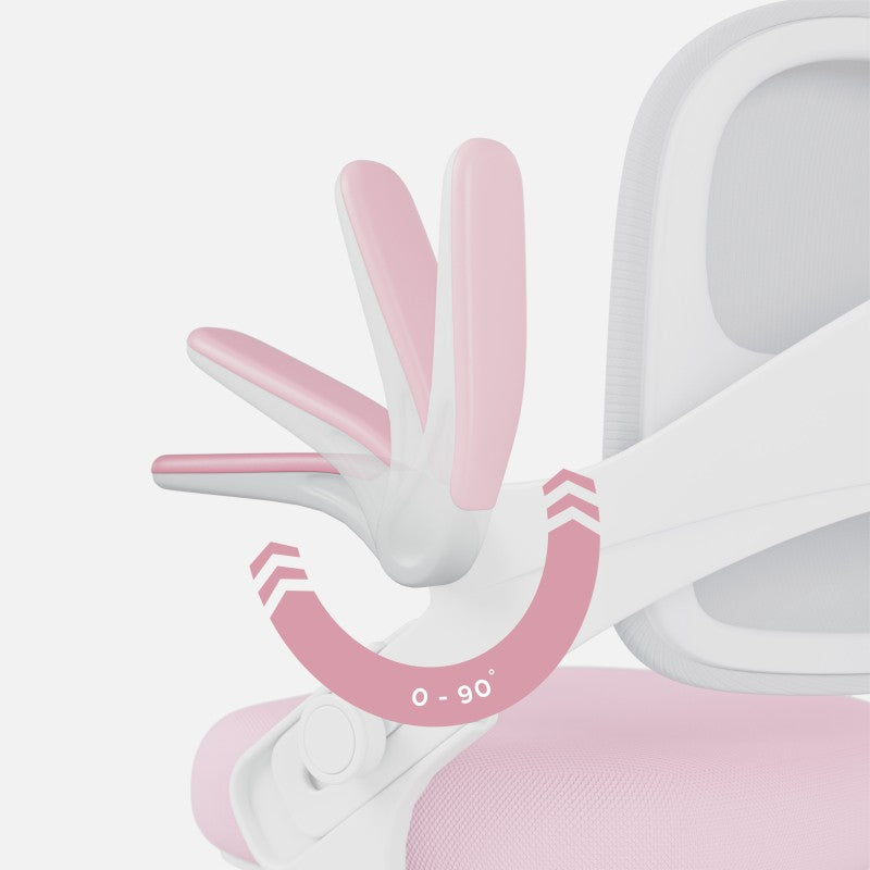 OUTLET Fotel do biurka dla dziecka Mark Adler Junior 4.3 Pink-grey