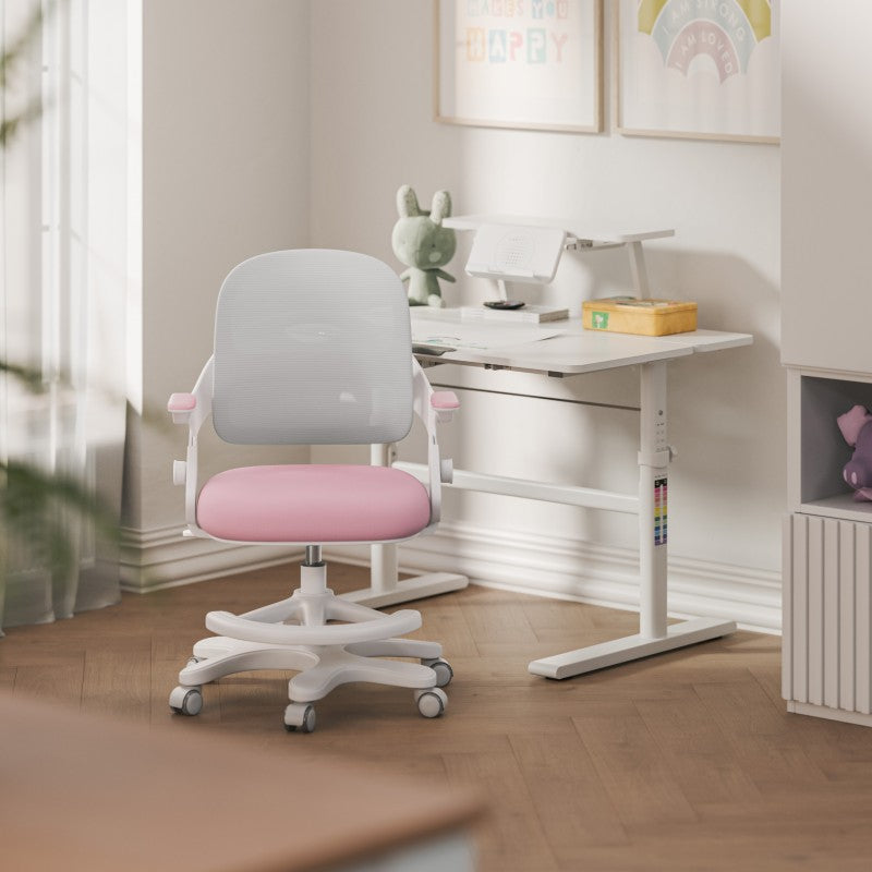 OUTLET Fotel do biurka dla dziecka Mark Adler Junior 4.3 Pink-grey