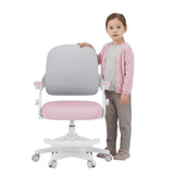 OUTLET Fotel do biurka dla dziecka Mark Adler Junior 4.3 Pink-grey
