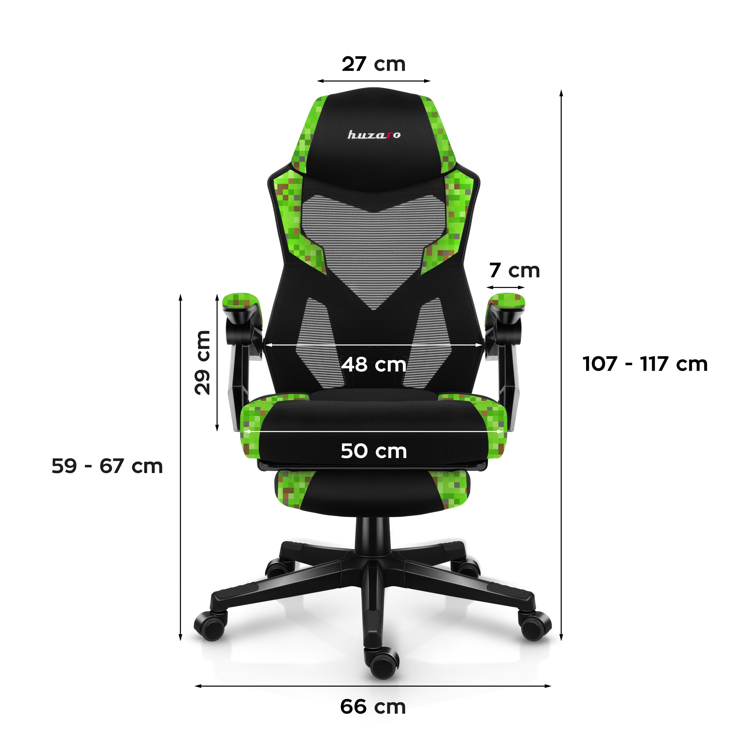 Fotel gamingowy Huzaro Combat 3.1 Pixel