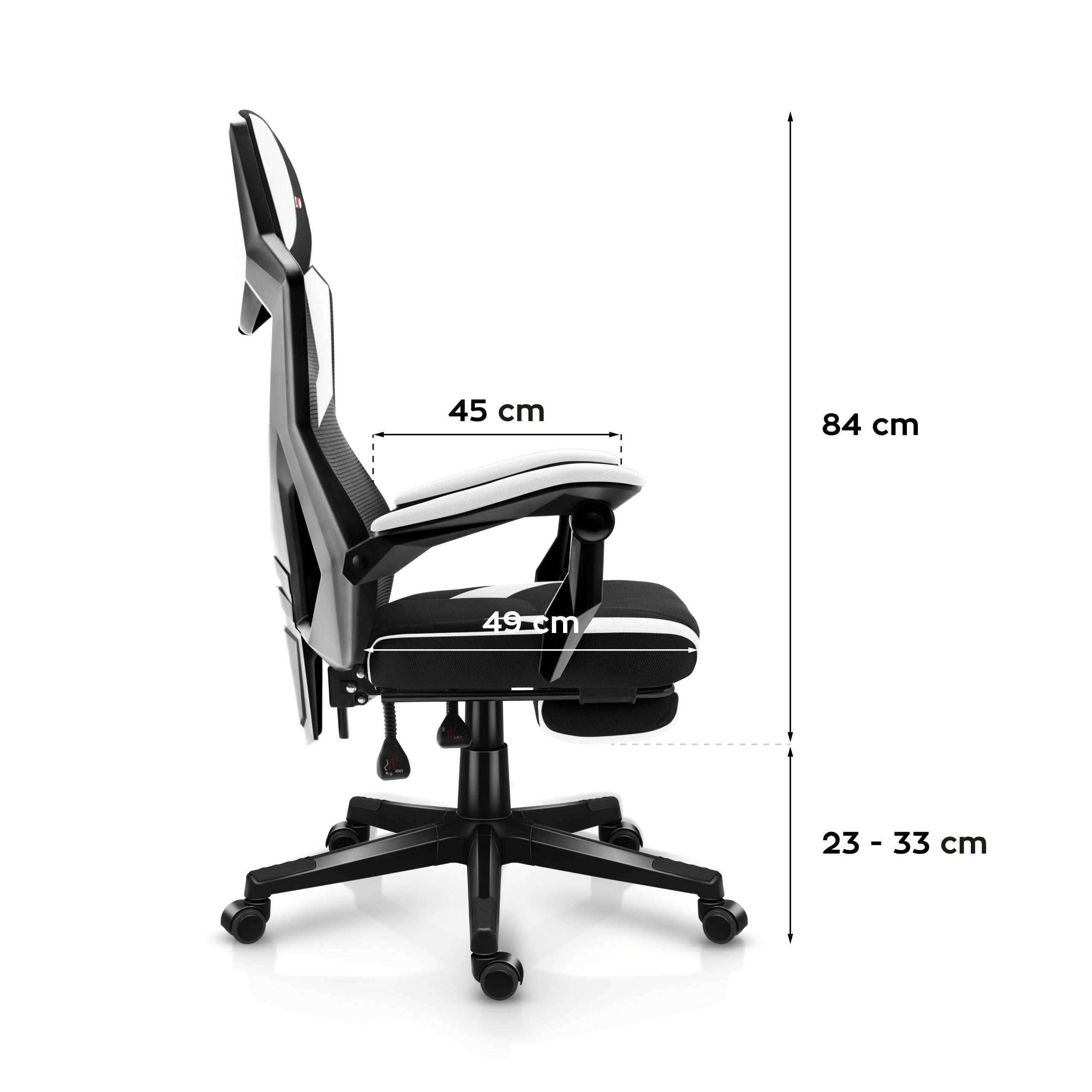 Fotel gamingowy Huzaro Combat 3.1 White