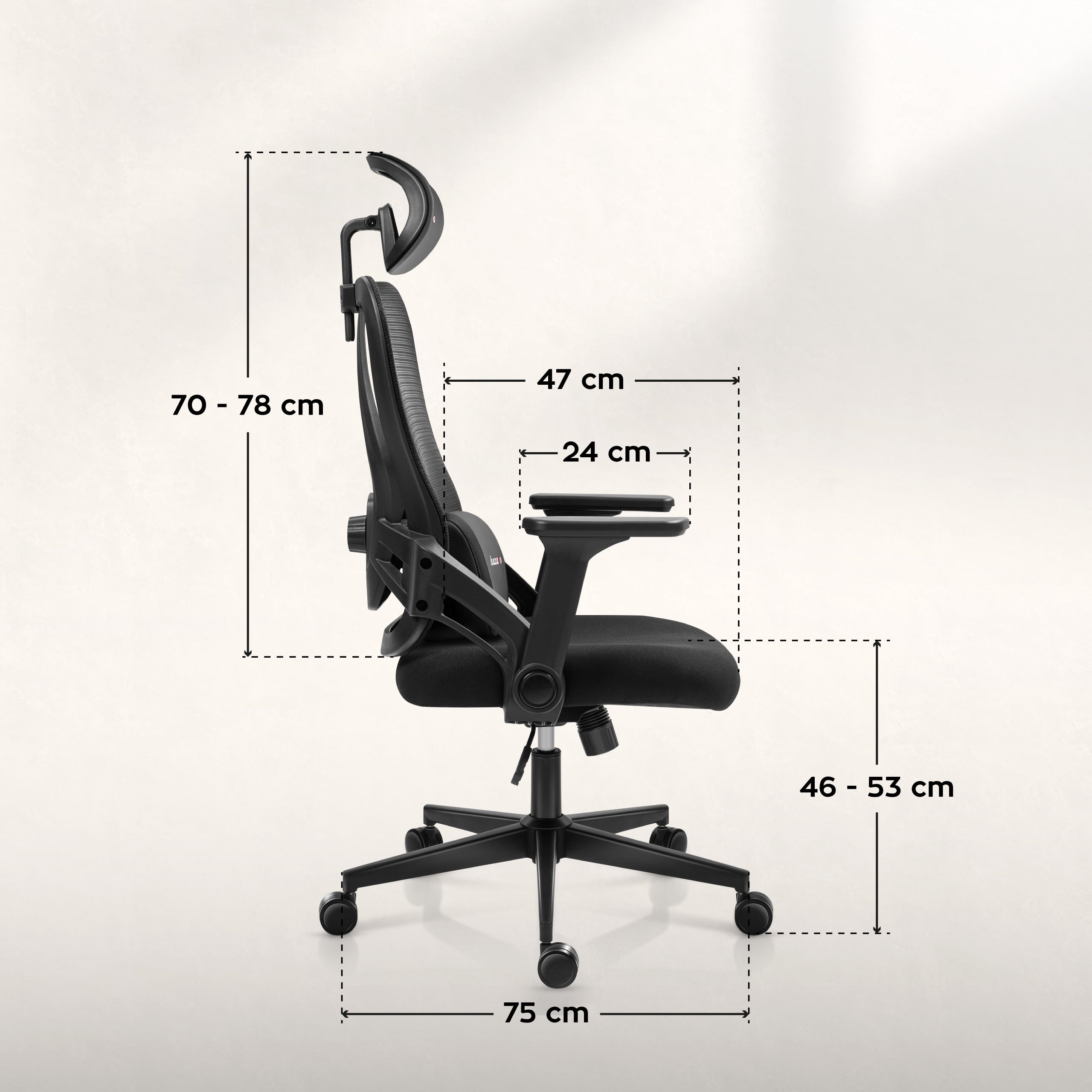 Fotel gamingowy Huzaro Combat 2.7 Black