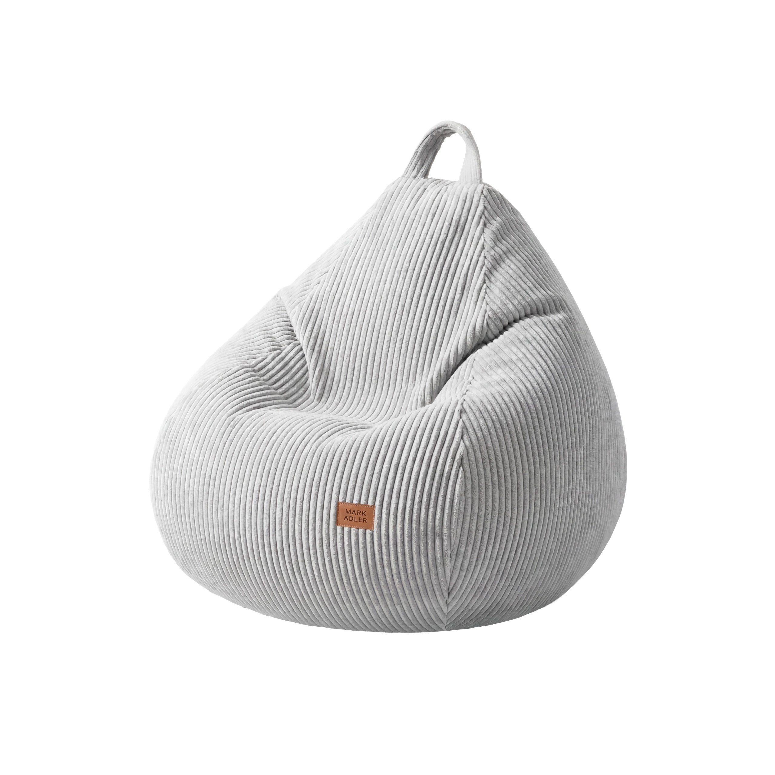 OUTLET Sztruksowa pufa worek szara Mark Adler Comfy 1.0 Grey