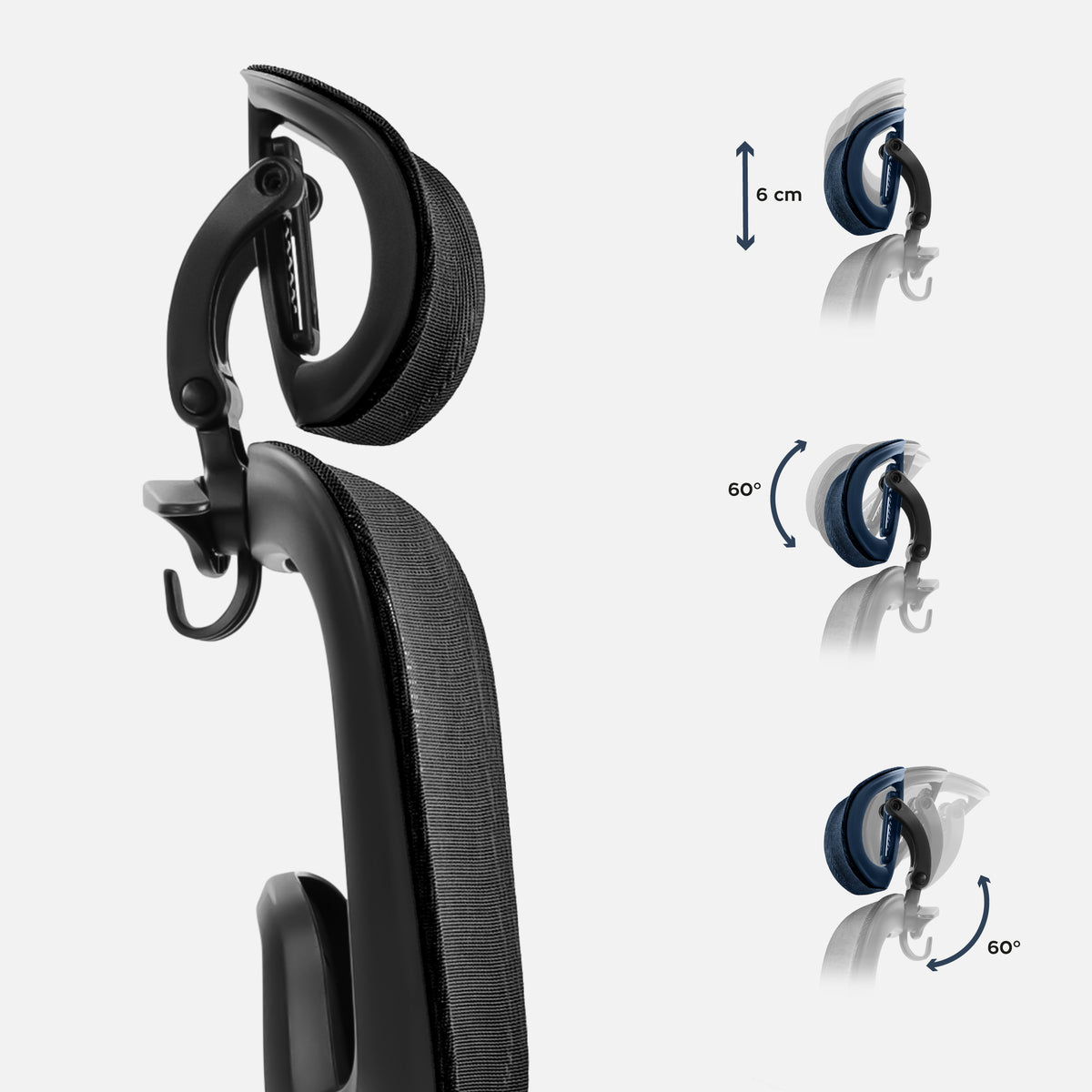 Fotel ergonomiczny obrotowy Mark Adler Expert 4.3 Black