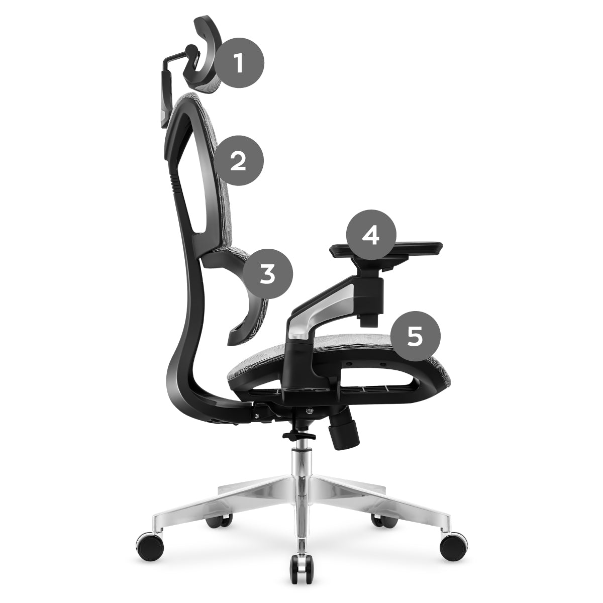 Fotel biurowy MARK ADLER EXPERT 8.5 Grey