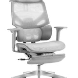Fotel ergonomiczny z podnóżkiem Mark Adler Expert 8.7 Grey Mesh
