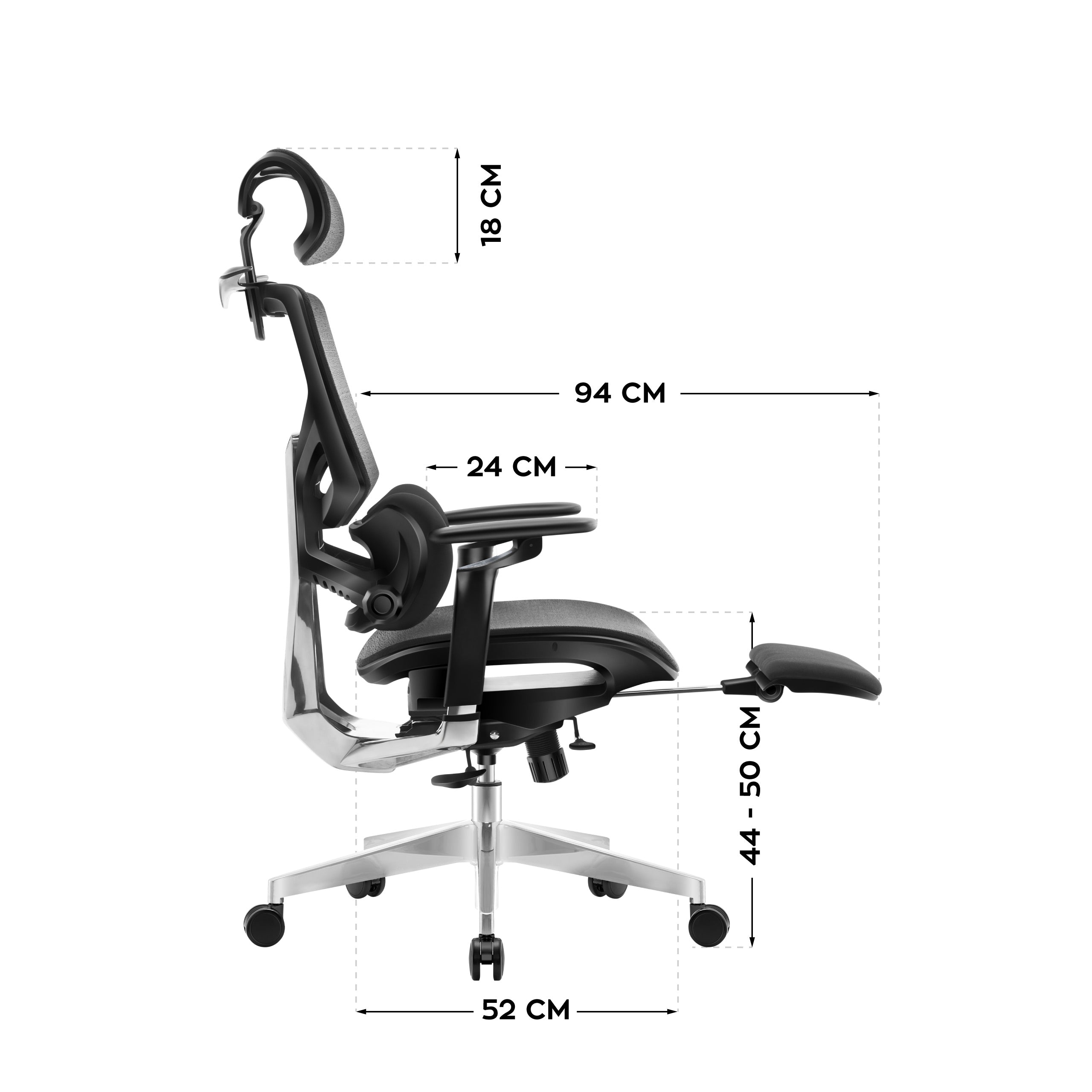 OUTLET Fotel ergonomiczny Mark Adler Expert 9.6 Black
