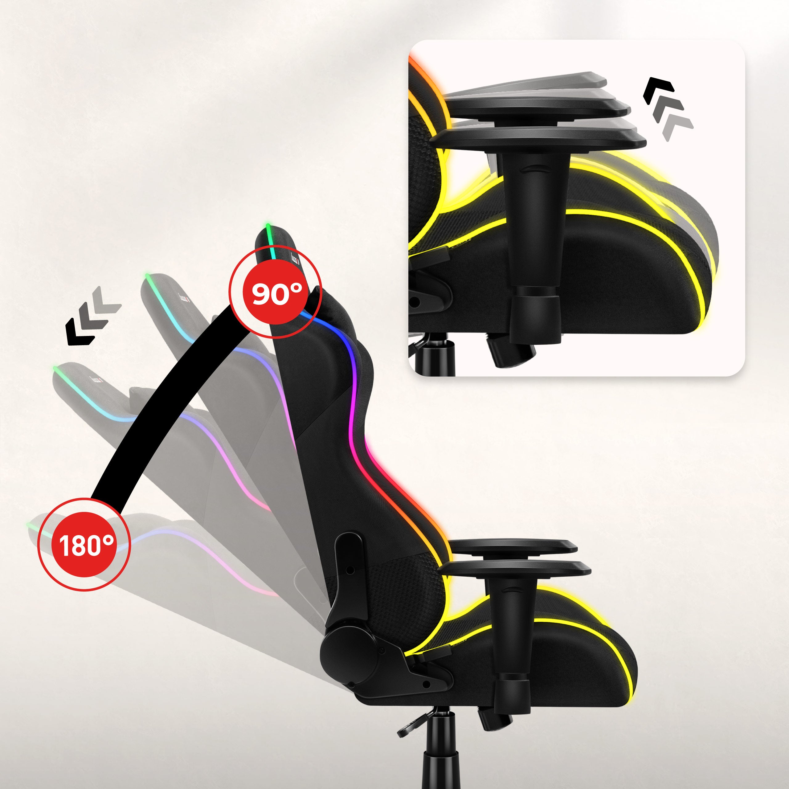 Funkcja odchylania oparcia oraz mechanizm SoftFlex