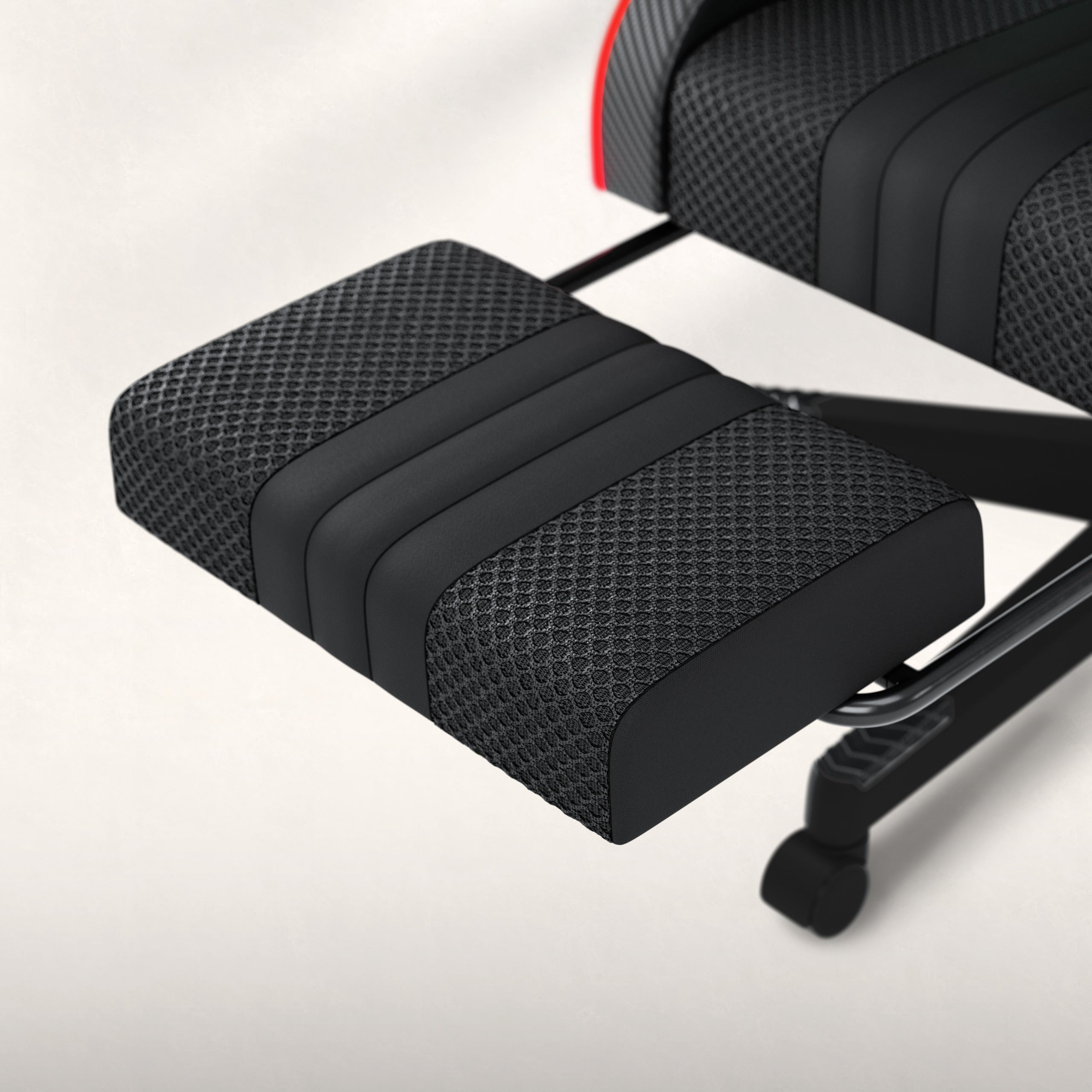 Fotel Gamingowy HUZARO Force 4.7 RGB Black Mesh