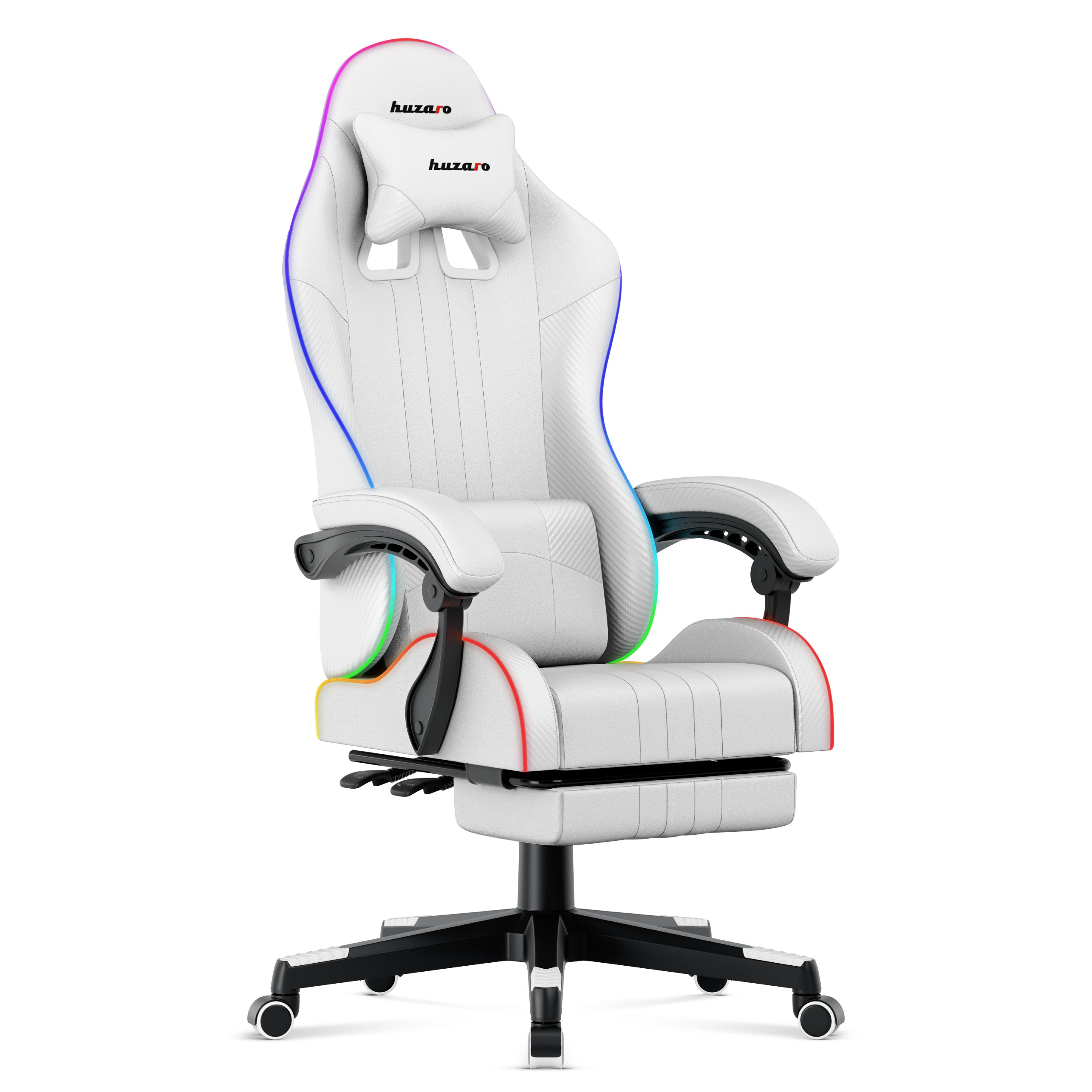 Fotel Gamingowy HUZARO Force 4.7 RGB White
