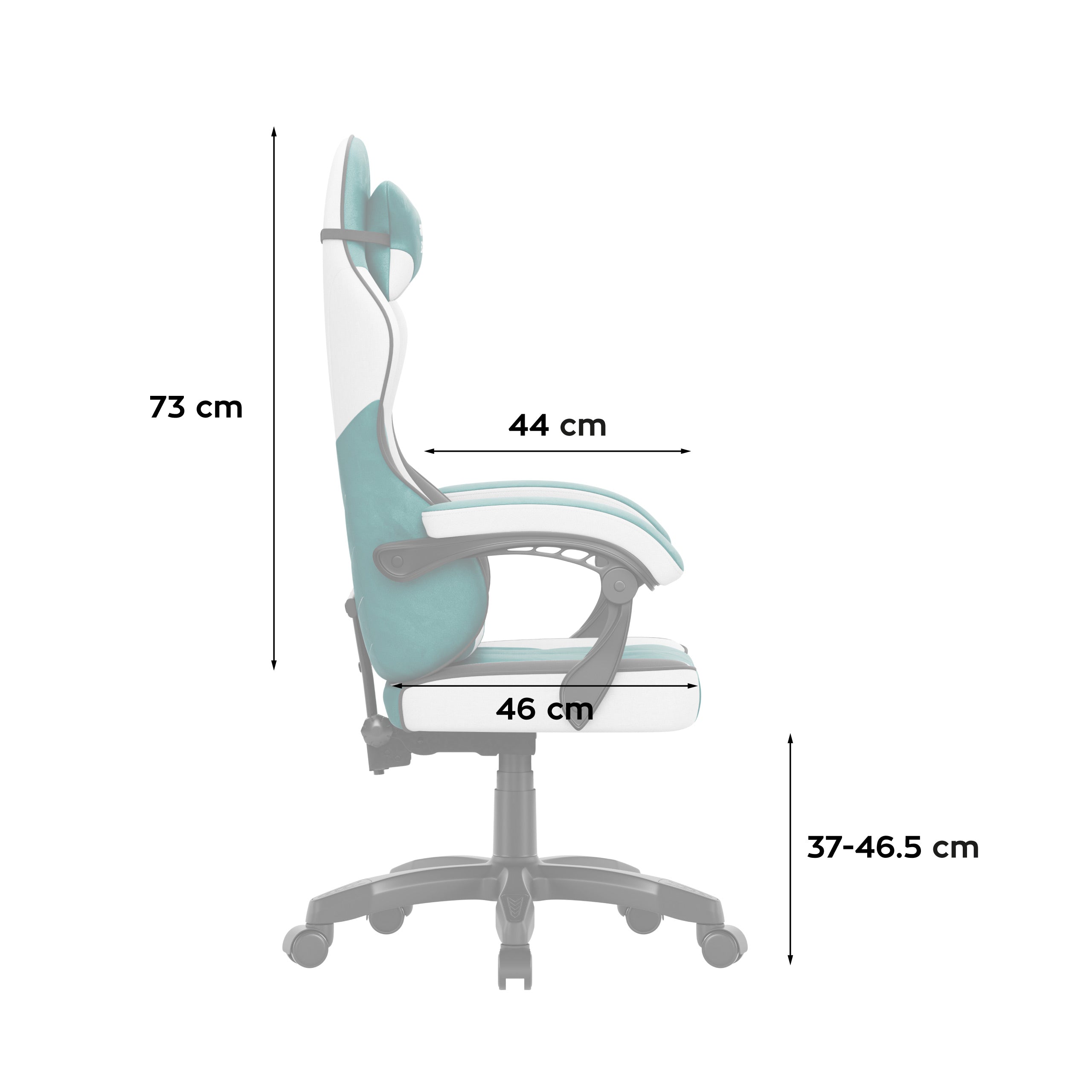 Fotel gamingowy welurowy Huzaro Force 2.7 Green